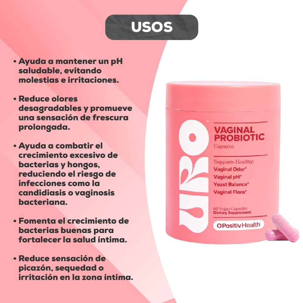 URO PROBIOTICOS IMPORTADOS: tratamiento capsulas 1 MES