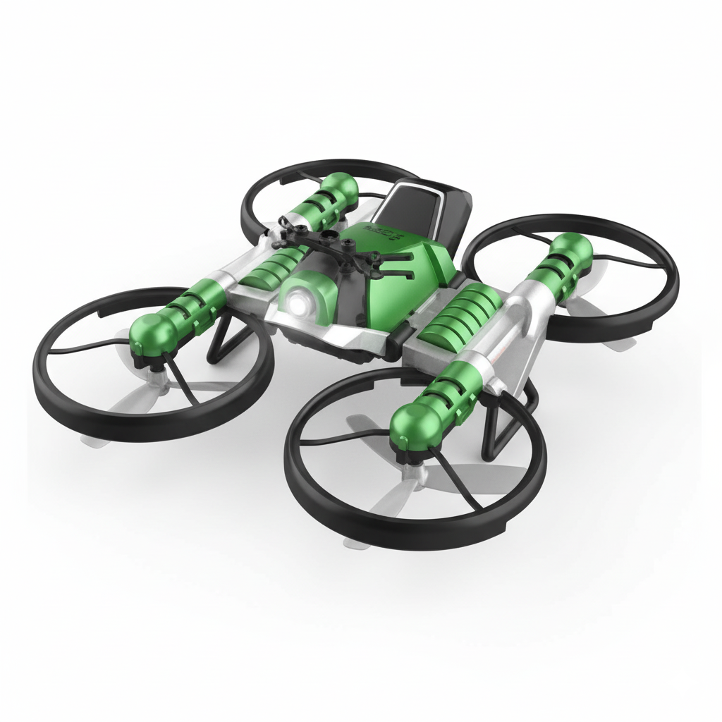 2 en 1: Drone + Moto con Cámara